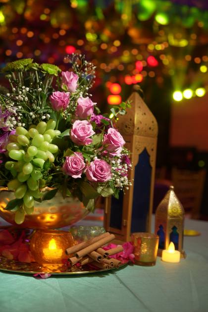 Tablescape and Floral detail — wedding decor — W GOA